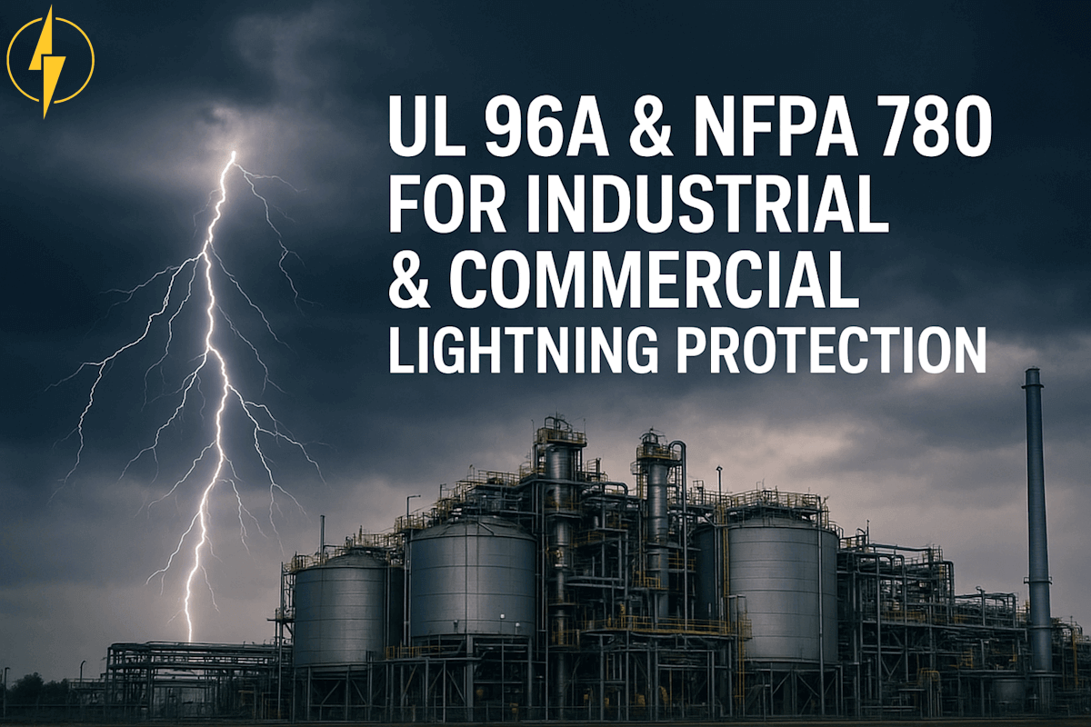 UL 96A & NFPA 780 for Industrial & Commercial Lightning Protection